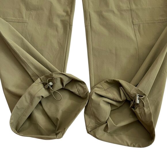 Bandier Womens‎ Quincy Cargo Wide Leg Pants Tan Size Medium Utility Streetwear - Picture 4 of 13